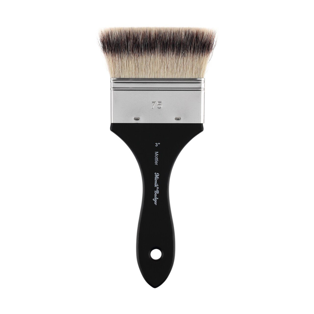 Creative Mark Mimik Synthetic Badger Mottler Brushes - Animal-Friendly Mottlers for Oil, Acrylics, Watercolor, Large Surfaces, & More!